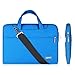 Qishare 13.3 14 inch Laptop Case Laptop Shoulder Bag, Multi-Functional Notebook Sleeve Carrying Case with Strap for Samsung Acer Asus Lenovo Yoga MacBook pro 13 Ultrabook Chromebook(Blue)