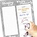 Magnetic Dry Erase Shopping List 11X17 , Weekly Calendar Whiteboard