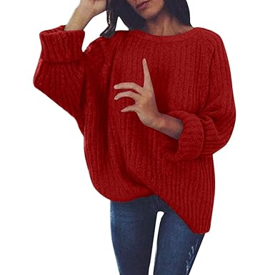 maglione rosso donna
