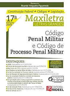 Livro Código Penal Militar e Código de Processo Penal Militar Maxiletra
