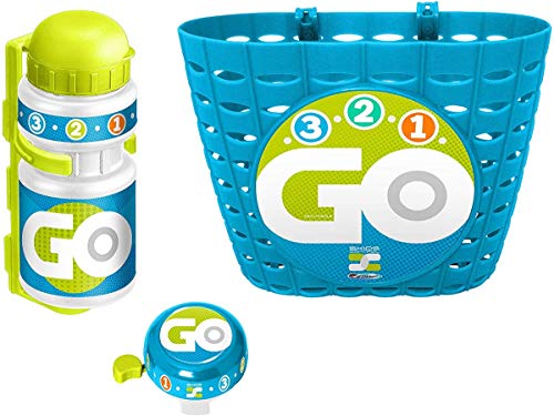 Stamp K680508 - Combo Blu Corvo + BIDONE + Campanello SKIDS Control, Blue