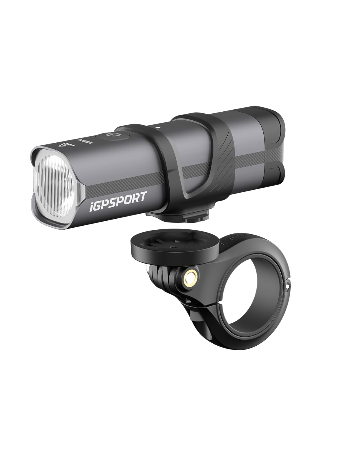 iGPSPORT VS500 Front Bike Light, Bicycle Front Light Type-C Rechargeable Bike Headlight, IPX6 Waterproof Bicycle Headlight, 6 Modes Cycling Lights for Mountain, Night Riding (VS500)