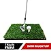Rukket Mini Turf Golf Hitting Grass Mat | Realistic Grass | Portable Driving, Chipping, Training Aids, Equipment for Residential Backyard & Indoor Practice W/Rubber Tee & Practice Balls (Rough Turf)