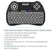 Mitid Wireless Mini Keyboard RGB Backlit 2.4G Remote with Mouse Touchpad Combos