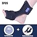 Plantar Fasciitis Night Splint, Dorsal Night Splint Plantar Fasciitis Splint for Plantar Fasciitis Support Flatfoot Pain Relief, Adjust Foot Drop Orthotic Brace with Compression Socks & Massage Ball