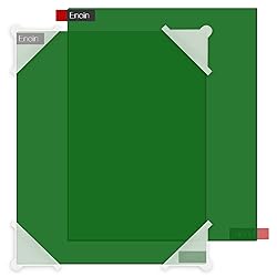 Enoin 2 Pack 8x12 Inches Green Translucent