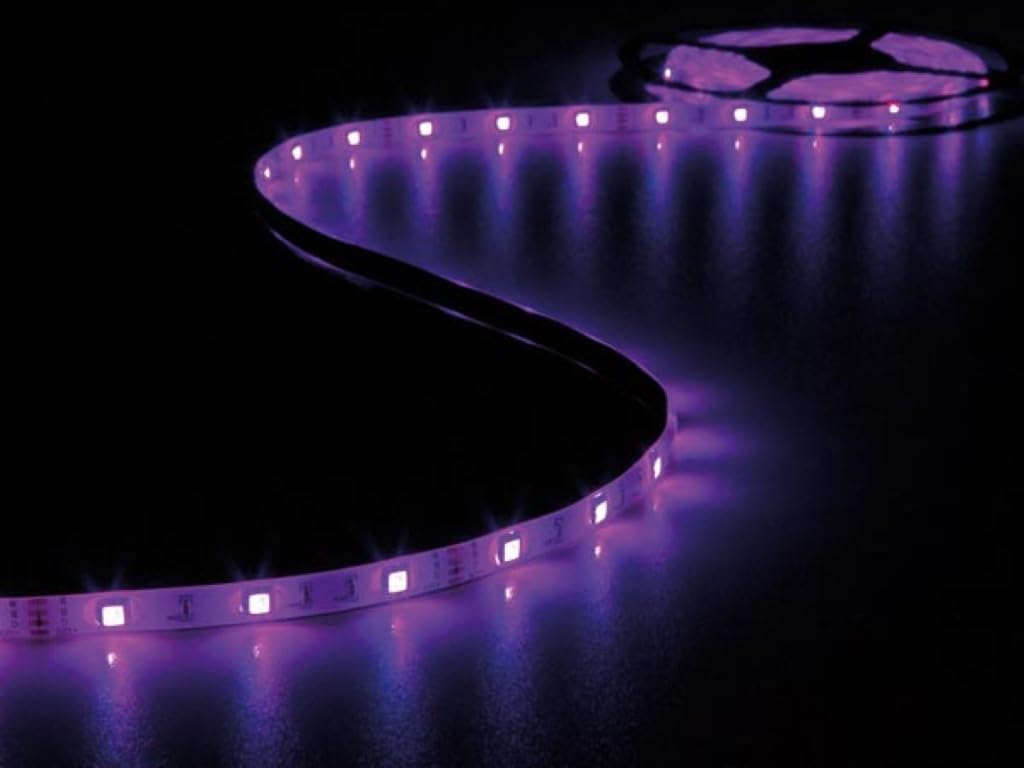Velleman LEDS18RGB Flexible LED Strip Kit with Glass Controller 5 m Multi-Coloured