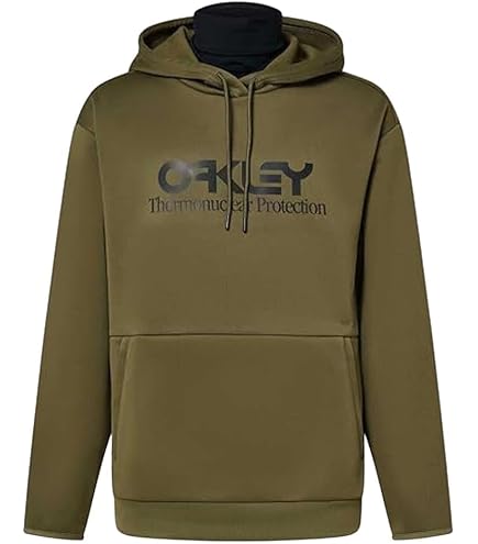 Oakley Mens Thermonuclear Protection Nose Grab Softshell Hoodie