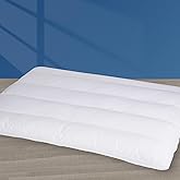 MINUPWELL Ultra Flat Pillows for Sleeping Thin, 7D High Support 2.5 inch Height Ultra Thin Pillows,Slim Bed Pillows for Stomach Sleeper,Standard Size -18x26 in