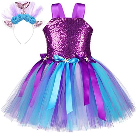 mermaid tutu dress for baby girl