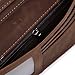 Itslife Men's RFID Vintage Look Genuine Leather Long Bifold Wallet Checkbook Wallets for Men
