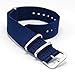 CIVO Watch Bands NATO Premium Ballistic Nylon Watch Strap Stainless Steel Buckle (Navy Blue, 22mm)