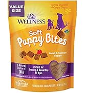 Wellness Natural Pet Food Grain-Free Crunchy Puppy Bites Chicken & Carrots Recipe Dog Treats