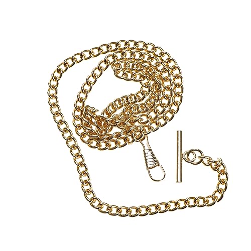 Ipetboom Metal Plated Pocket Watch Chain for Belt and Pocket Decoration Retro Holder Metal Construction