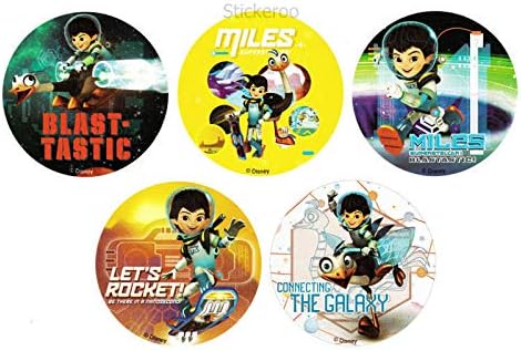 15 Miles from Tomorrowland Stickers Kid Party Goody Loot Bag Filler Favor Supply