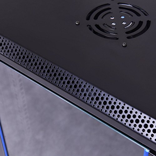 Safstar Wall Mount IT Network Server Cabinet Enclosure Data Devices Rack (18U, Tempered Glass Type)