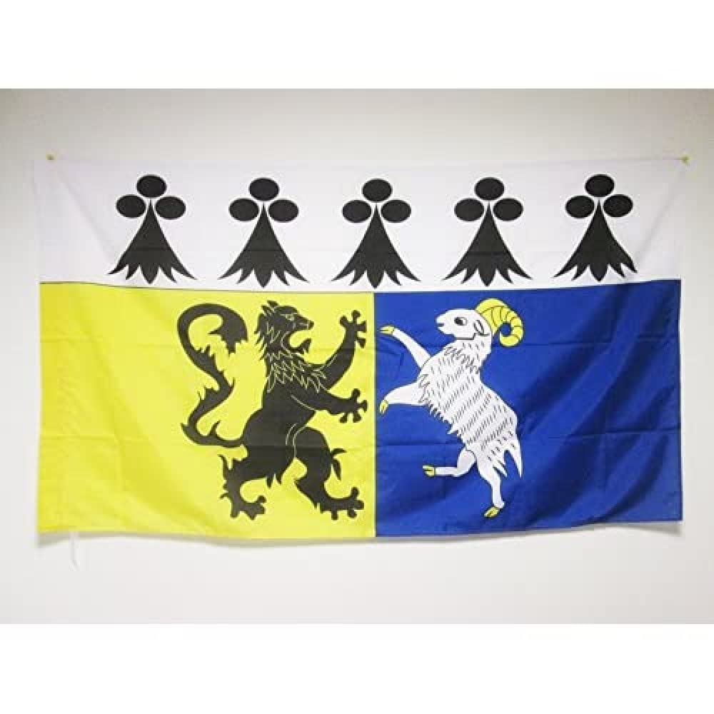 AZ FLAG - French Department of Finistere Flag - 3x5 Ft - Department of France Banner with Sleeve - 100% Polyester - Fade Resistant - Vivid Colors - 3' x 5' Feet - 150x90 Cm