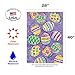 Toland Home Garden 101191 Egg Toss Easter Flag 28x40 Inch Double Sided Easter Garden Flag for Outdoor House Eggs Flag Yard Decoration