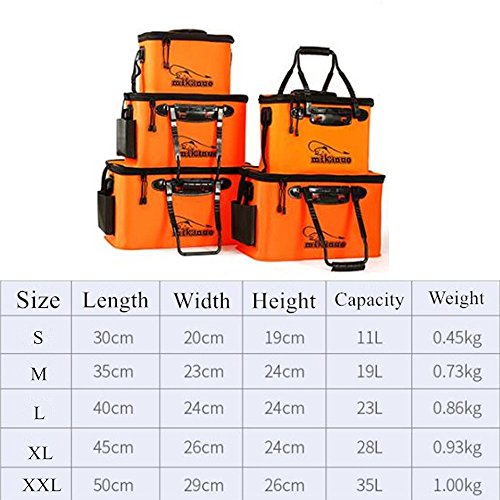 Homebeast-Fishing-Bucket-EVA-Fishing-Water-Bucket-Collapsible-Live-Fish-Box-Water-Container-for-Traveling-Hiking-Fishing-Boating