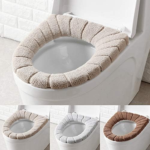 3pcs Toilet Seats, Toilet Seat Cover Cushion Bathroom Soft and Warm Washable Cover Pads Amazon