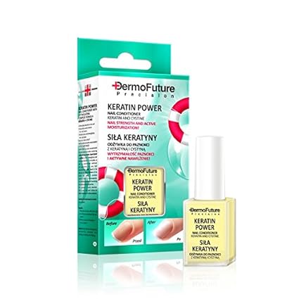 Dermofuture KERATIN POWER starküng Nagelconditioner mit Keratin und Cystin 9 ml