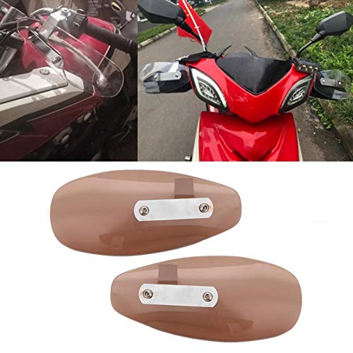 Motorfiets windschermen, 10 mm/0,4 inch universele motorfiets handbescherming windschermbeschermer(Tawny) - Image 4