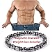 Magnetic Healthcare Bracelet MEIQING Weight Loss Magnetic Therapy Round Stone Bracelet Health Care Black (Black)