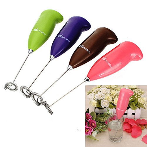 Click Here to See More Images 1 Pc Kitchen Egg Beater Coffee Milk Drink Electric Whisk Mixer Frother Foamer Electric Mini Handle Mixer Stirrer Kitchen Tools
