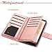 Dailylux Galaxy Note 8 Case, Note 8 Wallet Case Premium Soft PU Leather Closure Flip Case with 9 Card Slots and Detachable Wrist Lanyard Cover for Samsung Galaxy Note 8 2017-Glitter Rose Gold