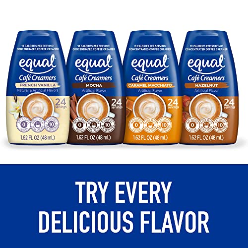 EQUAL Café Coffee Creamers Caramel Macchiato, LowCalorie Coffee