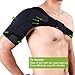 WINOMO Shoulder Brace Support For Men Women Breathable Support With Adjustable Strap Rotator Cuffs AC Joint Dislocated Prevention Tear Injury Relieve Pain Stabilize Protect Shoulders (Black)