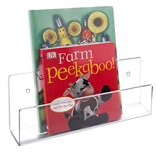 Buy Modern Clear Acrylic Wall ed Magazine & Brochure Display Rack