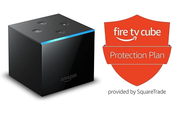 Certified Refurbished Fire TV Cube (2nd Gen), Hands-free streaming device with Alexa, 4K Ultra HD, includes 1-Year SquareTrade Warranty