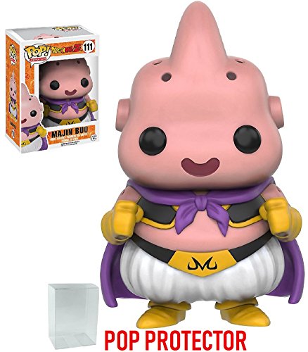 Funko Pop! Anime: Dragon Ball Z - Majin Buu Vinyl Figure (Bundled with Pop BOX PROTECTOR CASE)