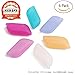 HXDZFX 6 Pack Of Silicone Toothbrush Case Cover-Food Grade Silicone - BPA Free Soft，Durable And Suitable For Home,Outdoor And Travaling Brush Protection