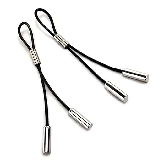 Crave Leder Nippelschmuck - Silber