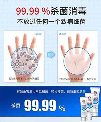 Disposable Hand Sanitizer, Vorname 100ML Cold Compress Gel Long-Lasting Speed Handwash Hand Lotion, Hand Soap Gel Odor Sanitizers,Instant Skin Cleansing for Adults Children Cleaner