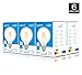 Hyperikon G25 LED Vintage Filament Bulb, Dimmable, 5W (40W Equivalent), 480 lumen, 2300K (Amber Glow), Omnidirectional, Medium Base (E26), IC Driver, CRI 80+, 120v, UL-Listed - (Pack of 6)