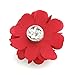 The Smart Man Men's Lapel Flower Boutonniere Pin for Suit - Burgundy