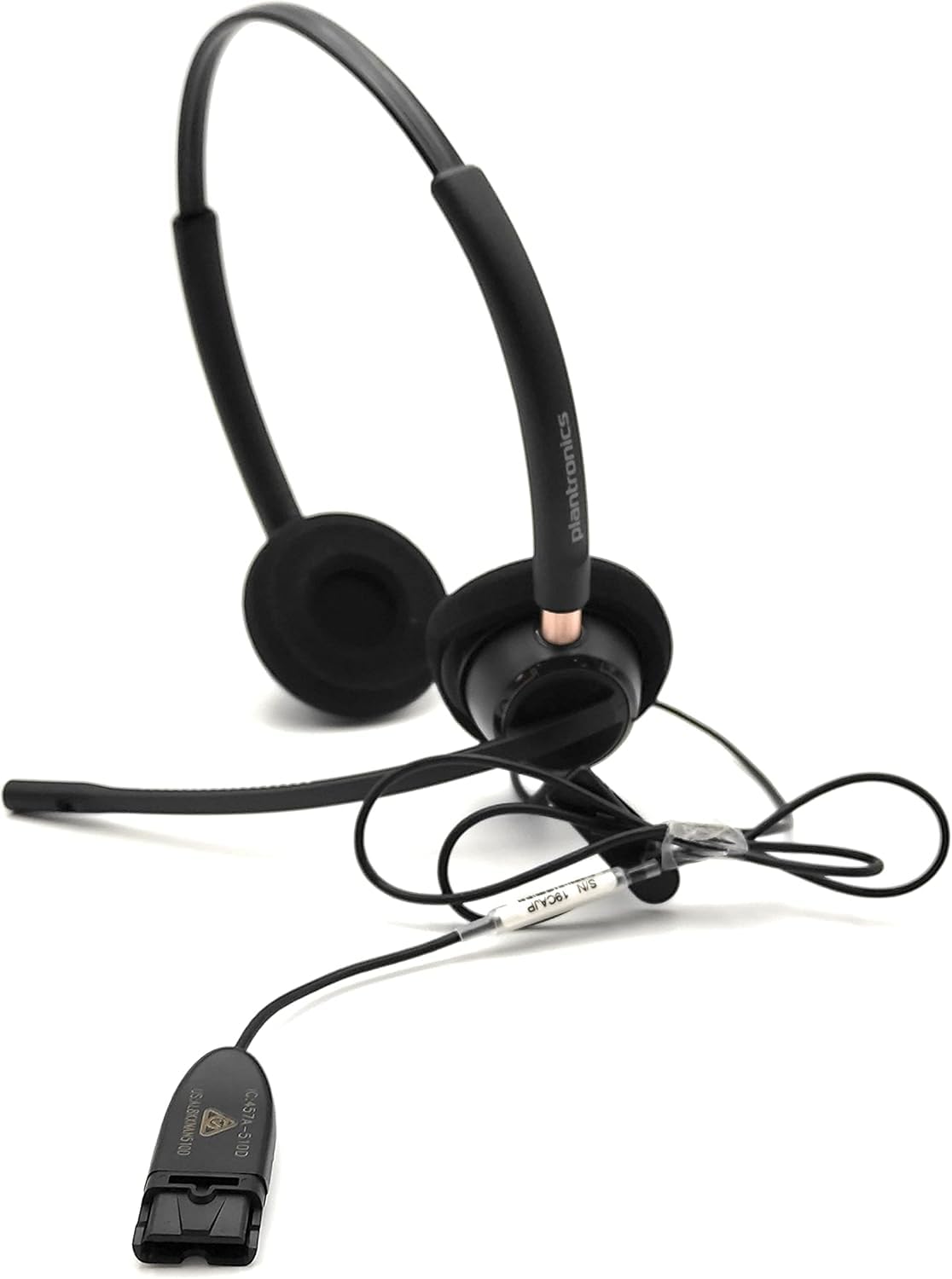 Plantronics EncorePro HW520D Over-the-Head Binaural Headset with Noise Canceling Microphone