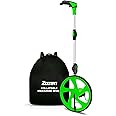 Zozen Distance Measuring Wheel in Feet, Walking Measure Wheel, Rolling Measurement Up To 10,000Ft, Double Collapsible/One Key to Reset/Kickstand to Keep Stand, and Carrying Backpack.