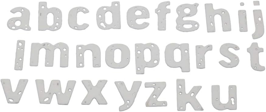 Rhfemd Lowercase Letters Alphabet Metal Cutting Dies Stencil for DIY Scrapbooking Card Making Stamp Paper Card Embossing Craft Decor