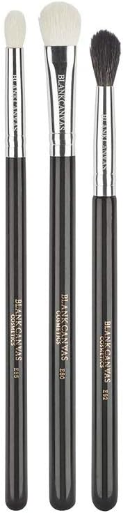 Blank Canvas 3-Pieces One Stop Easy On The Eyes Make-up Brush Set1 Units