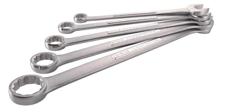 Photo 1 of CRAFTSMAN Wrench Set, SAE, Jumbo, 5-Piece (CMMT12054)