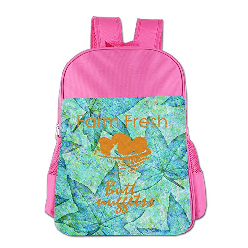 Reusable Leather Toddler Backpack A Basket Of Eggs For 4-15 Years Old Pink