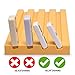 Yellow Mountain Imports Domino Racks/Trays for Chicken Foot, Mexican Train, and Domino Games - Set of 4