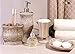 Creative Scents Victoria Soap Dish for Bathroom, Decorative Dry Bar Holder- Durable Resin Design - Best Dishes for Sink/Bath/Shower/Bathtub Décor
