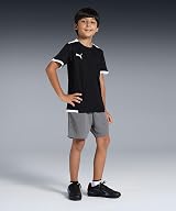 PUMA Unisex Kid TeamLIGA Jersey Jr Black White XS view 5