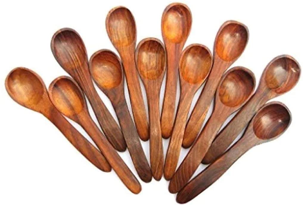 ARTY Collection Wooden Spices/Tea Spoons Set of 12 Amazon.in Home