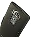 Black Ribbed Hard Shell Case Cover and Belt Clip Holster Combo for LG G Flex-2 Phone (LG H950, H955, H959, US995, F510, LS996 GFlex-2)